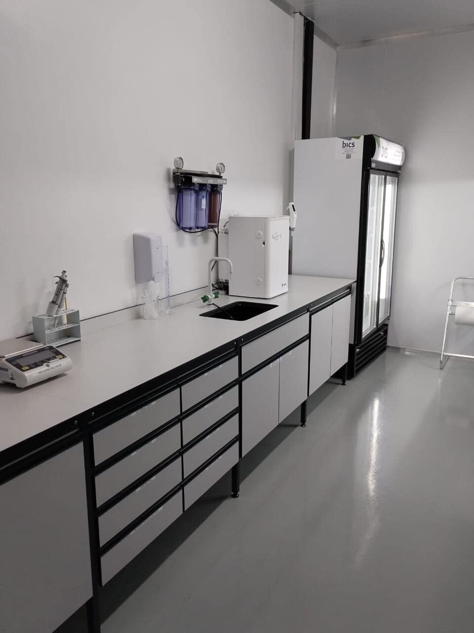 lab fridge supplied by bics