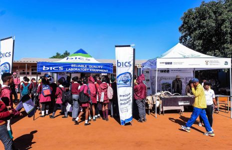 students at a career expo